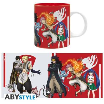 FAIRY TAIL - Becher "Dragon Slayers"  Die Dragon Slayers sind alle zusammen auf diesem schönen Fairy Tail Becher von ABYstyle! Natsu, Gajeel, Wendy aber auch Rogue und Sting sind bereit, diese einzigartige Magie zu verwenden, die es ihnen ermöglicht, Drac